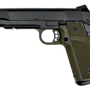 KJW Tactical 191 Full Metal Semi Auto Gas/CO2 Pistol - Two Tone Green/Black