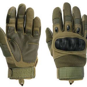 8 FIELDS HARD KNUCKLES GLOVES (L) OLIVE