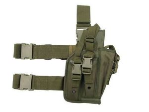 Universal drop leg large pistol holster (OLIVE)