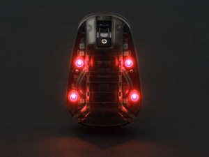 HEL-STAR 6 GEN III helmet marker - Black/Red
